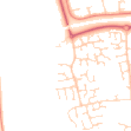 Daytime road noise heatmap for SS16 6EE