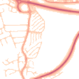 Daytime road noise heatmap for SS16 6LH