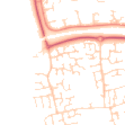 Daytime road noise heatmap for SS16 6NZ
