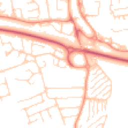 Daytime road noise heatmap for SS16 6RE