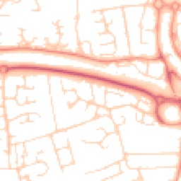 Daytime road noise heatmap for SS16 6RJ