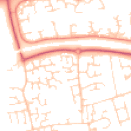 Daytime road noise heatmap for SS16 6ST