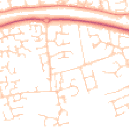 Daytime road noise heatmap for SS16 6SU