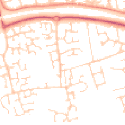 Daytime road noise heatmap for SS16 6TJ
