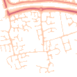 Daytime road noise heatmap for SS16 6TN