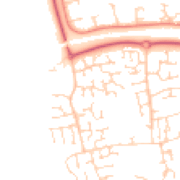 Daytime road noise heatmap for SS16 6UL