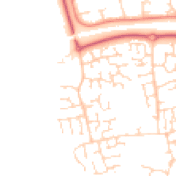 Daytime road noise heatmap for SS16 6UW