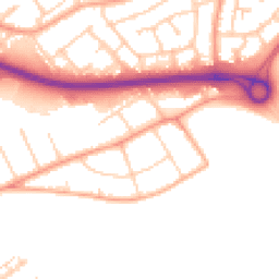 Daytime road noise heatmap for SS17 0AB