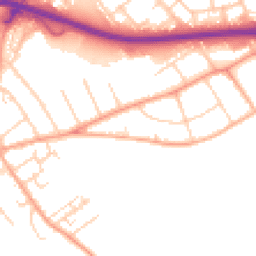 Daytime road noise heatmap for SS17 0AF