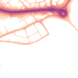 Daytime road noise heatmap for SS17 0AP