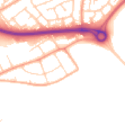 Daytime road noise heatmap for SS17 0AT