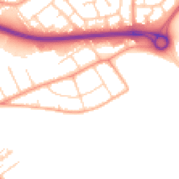 Daytime road noise heatmap for SS17 0AU