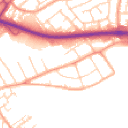 Daytime road noise heatmap for SS17 0BA