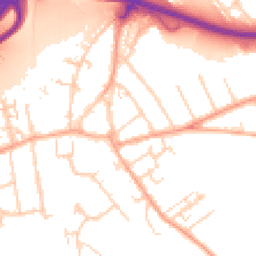 Daytime road noise heatmap for SS17 0BF