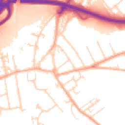 Daytime road noise heatmap for SS17 0BX