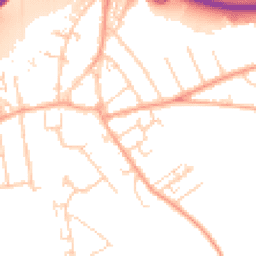 Daytime road noise heatmap for SS17 0DA