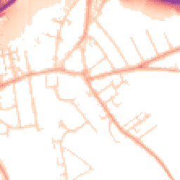 Daytime road noise heatmap for SS17 0DG