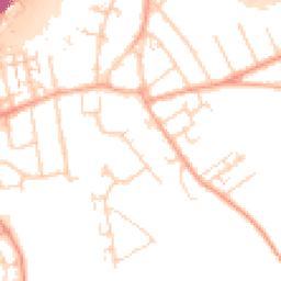 Daytime road noise heatmap for SS17 0DL