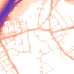 Daytime road noise heatmap for SS17 0DN