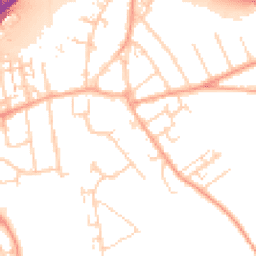 Daytime road noise heatmap for SS17 0DQ
