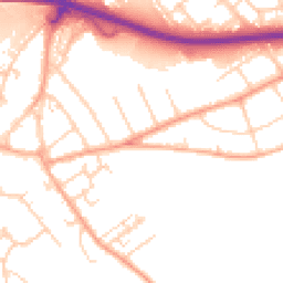 Daytime road noise heatmap for SS17 0GA