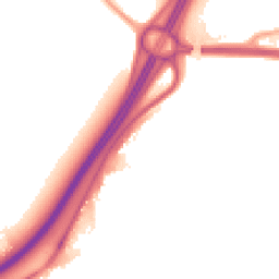 Night-time road noise heatmap for SS17 0GF
