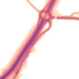 Night-time road noise heatmap for SS17 0GL