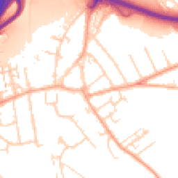 Daytime road noise heatmap for SS17 0GP