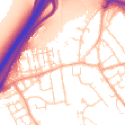 Daytime road noise heatmap for SS17 0JR