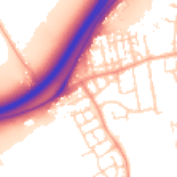 Daytime road noise heatmap for SS17 0LZ