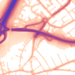 Daytime road noise heatmap for SS17 0PD