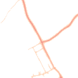 Daytime road noise heatmap for SS17 0PR