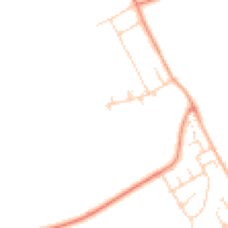 Daytime road noise heatmap for SS17 0QL