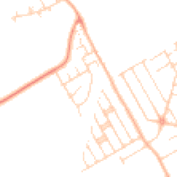 Daytime road noise heatmap for SS17 0RP