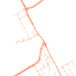 Daytime road noise heatmap for SS17 0RT