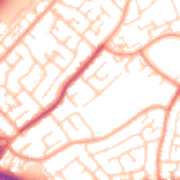 Daytime road noise heatmap for SS17 7BD