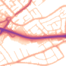 Daytime road noise heatmap for SS17 7BX