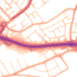 Daytime road noise heatmap for SS17 7DA