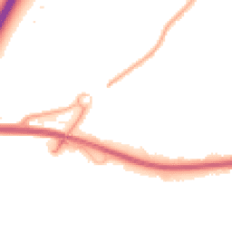 Night-time road noise heatmap for SS17 7DG
