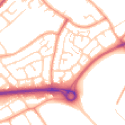 Daytime road noise heatmap for SS17 7HE