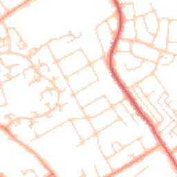 Daytime road noise heatmap for SS17 7PB