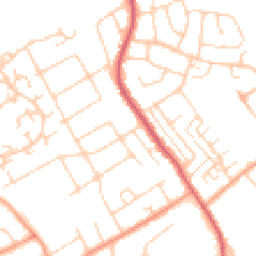 Daytime road noise heatmap for SS17 7PJ