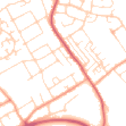 Daytime road noise heatmap for SS17 7PL