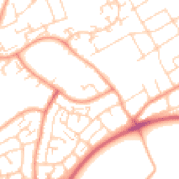 Daytime road noise heatmap for SS17 7QX