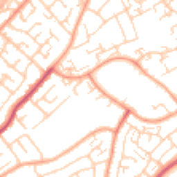 Daytime road noise heatmap for SS17 7RJ