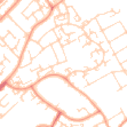 Daytime road noise heatmap for SS17 7SG