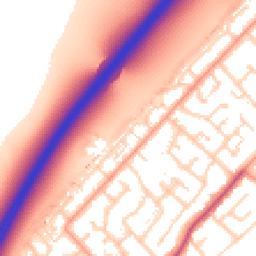 Daytime road noise heatmap for SS17 8BS