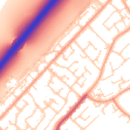 Daytime road noise heatmap for SS17 8BT