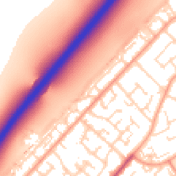 Daytime road noise heatmap for SS17 8DA