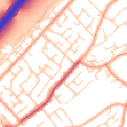 Daytime road noise heatmap for SS17 8EE
